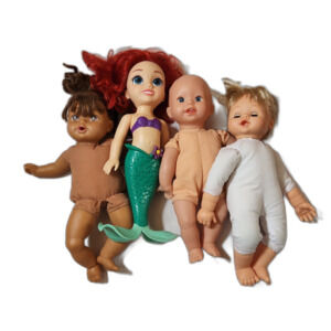 Doll Lot of 4 – Mixed Brands – 15" Size Range – Gently Used